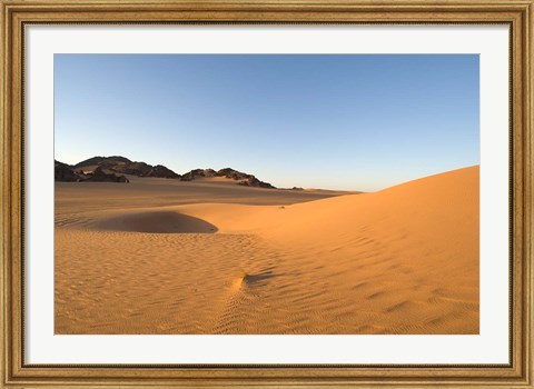 Framed Akakus, Sahara Desert, Fezzan, Libya Print