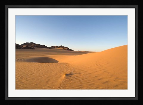 Framed Akakus, Sahara Desert, Fezzan, Libya Print