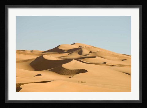 Framed Erg Awbari, Sahara desert, Fezzan, Libya Print
