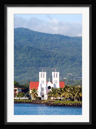 Framed Catholic Church, Apia, Upolo Island, Western Samoa Print