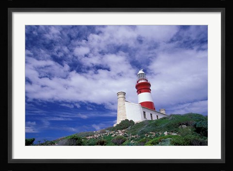 Framed Agulhas Lighthouse, South Africa Print