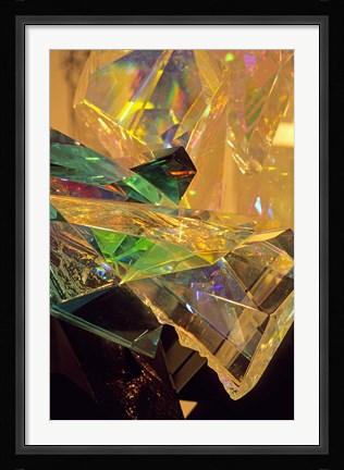 Framed Crystal Sculpture Detail Print