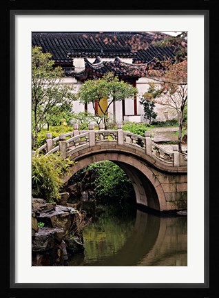 Framed China, Jiangsu, Suzhou, North Temple Pagoda, path Print