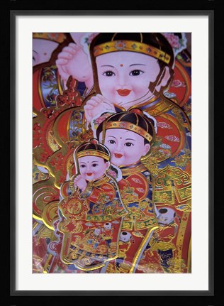 Framed Chinese New Year Poster, China Print