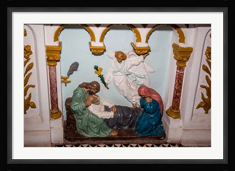 Framed Africa, Angola, Luanda. Church of Our Lady of the Remedies. Print