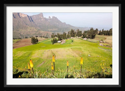 Framed Amiwalka, Semien Mountains National Park, Ethiopia Print