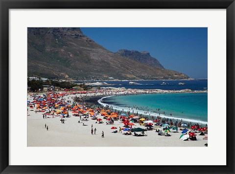 Framed Camps Bay, Cape Town, South Africa Print