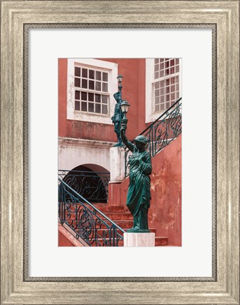 Framed Entryway at Governor&#39;s Palace, Mozambique Island, Mozambique Print