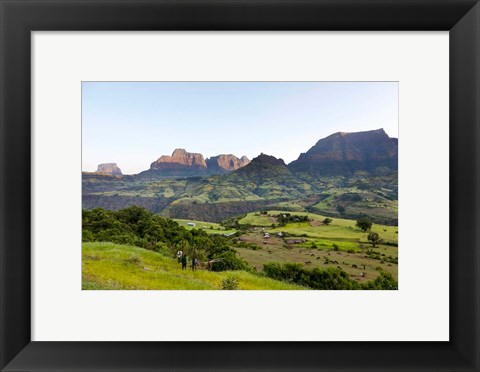 Framed Escarpment of the Semien Mountains, Ethiopia Print
