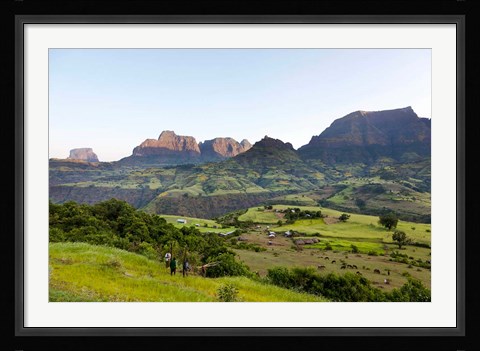 Framed Escarpment of the Semien Mountains, Ethiopia Print