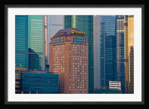 Framed High-rises in Pudong, Shanghai, China Print
