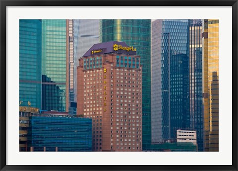 Framed High-rises in Pudong, Shanghai, China Print