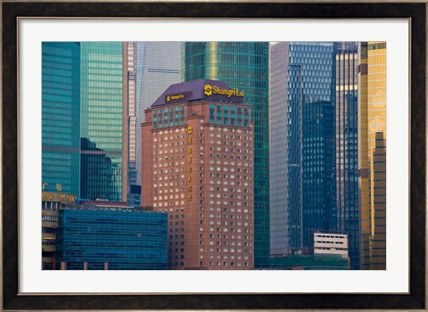 Framed High-rises in Pudong, Shanghai, China Print