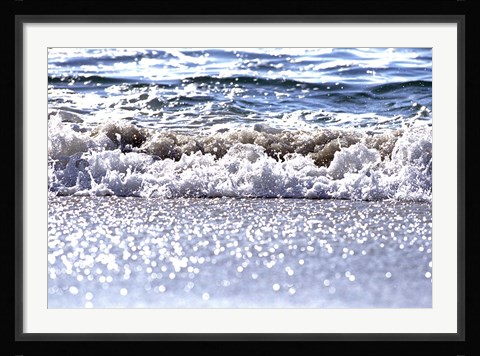 Framed Gently Lapping Surf Print