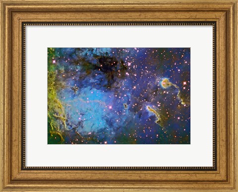 Framed IC 410, The Tadpole Nebula Print