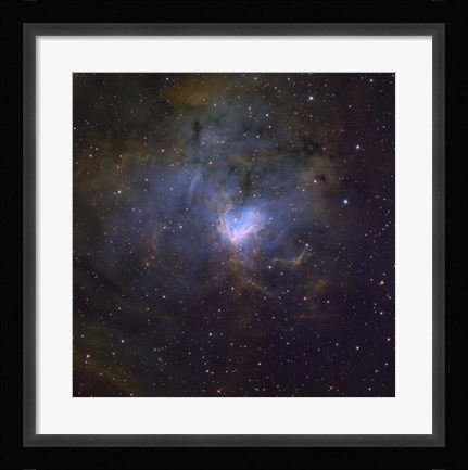 Framed NGC 1491, an emission nebula in the constellation of Perseus Print