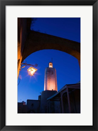 Framed MOROCCO, EL, JADIDA: Portuguese Fort, Grande Mosque Print