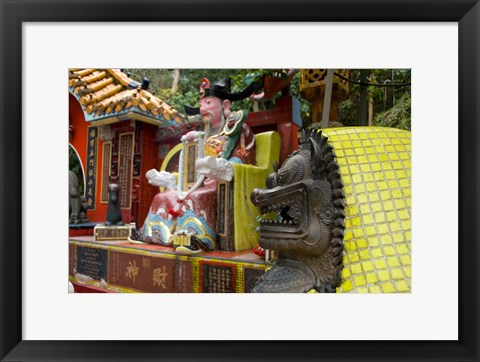 Framed Hong Kong, Goddess of Mercy temple, Repulse Bay Print