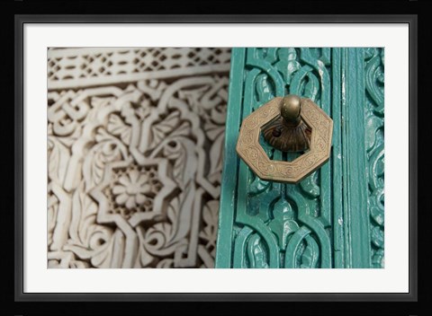 Framed Morocco, Islamic courts, Moorish Architecture Print