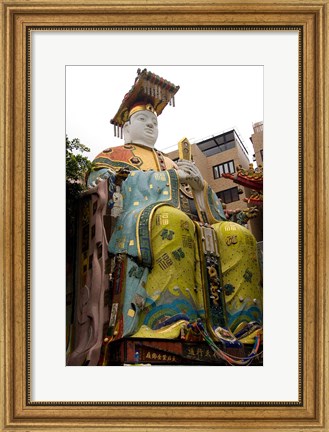 Framed Seated figure, Goddess of Mercy temple, Hong Kong Print