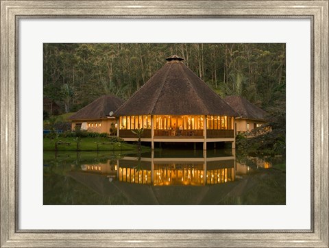 Framed Madagascar, Vakona Forest Lodge, Resort, Mantadia NP Print