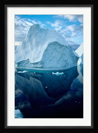 Framed Icebergs and seascapes, Antarctica Print