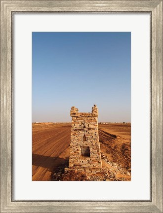Framed Mauritania, Adrar, Chinguetti, Path Print