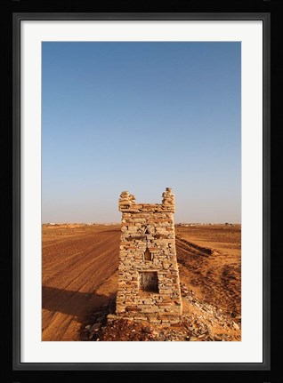 Framed Mauritania, Adrar, Chinguetti, Path Print