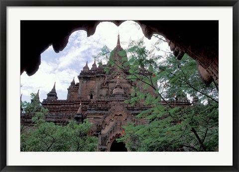 Framed Htilominlo Pahto, Myanmar Print