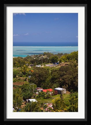 Framed Mauritius, Rodrigues Island, Western Rodrigues Print