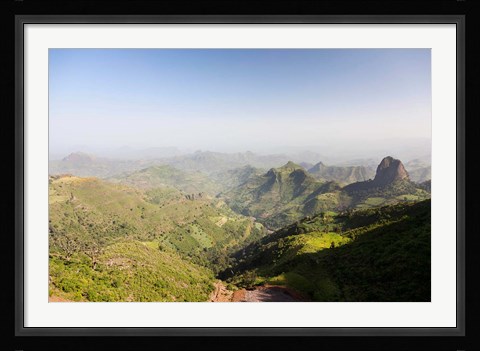 Framed Landscape, Gondar, Ethiopia Print