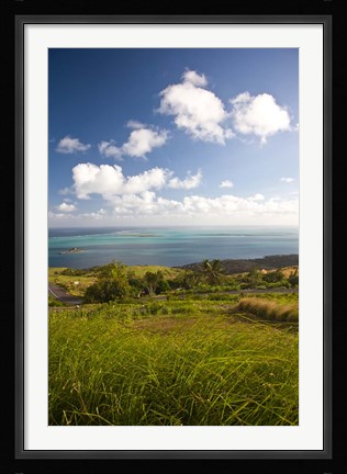 Framed Mauritius, Rodrigues, Pompee, Ile Hermitage Print