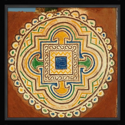 Framed Mauritania, Wall decoration in Oualata Print