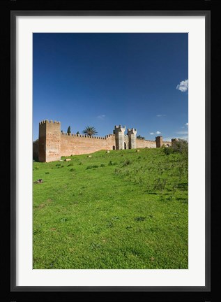 Framed MOROCCO, Rabat: Chellah, Merenid Necropolis, 13th c. Print