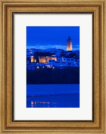 Framed MOROCCO, Rabat: Kasbah des Oudaias, Oued Bou Regreg Print