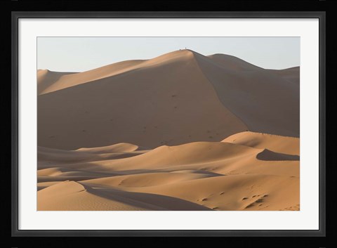 Framed MOROCCO, Tafilalt, MERZOUGA: Erg Chebbi Dunes Print