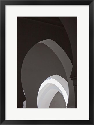 Framed Mosque Archways, Fes Medina, Morocco Print