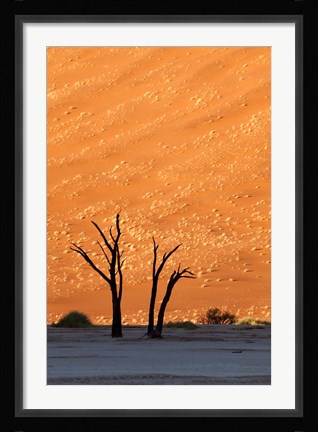 Framed Namibia, Namib-Naukluft, Sossusvlei Desert, Dead Vlei Print