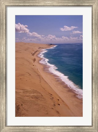 Framed Mozambique, Bazaruto, Benguerra Island, Coastline Print