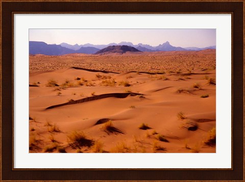 Framed Namibia Desert, Sossusvlei Dunes, Aerial Print
