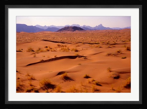 Framed Namibia Desert, Sossusvlei Dunes, Aerial Print