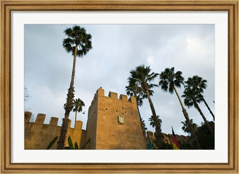 Framed MOROCCO, Souss, Hotel Palais Salam Palace, Ramparts Print