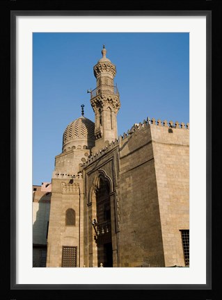 Framed Qait-Bey Muhamadi Mosque or Burial Mosque of Qait Bey, Cairo, Egypt Print