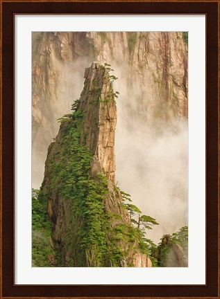 Framed Peak in Grand Canyon in West Sea, Mt. Huang Shan, China Print