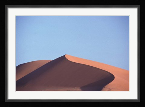 Framed Red Sand Dunes, Sahara Print