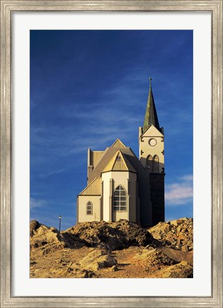 Framed Namibia, Luderitz, Evangelical Lutheran Church Print