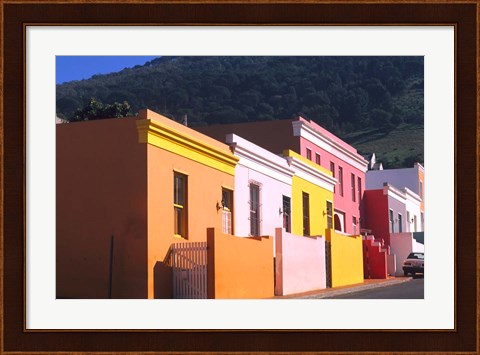 Framed Native Area on Wales Street, Cape Town, South Africa Print