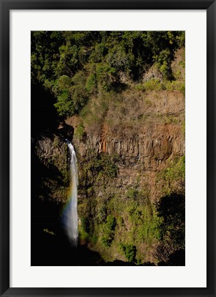 Framed Petit cascade waterfall, Amber Mountain NP, MADAGASCAR Print