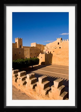 Framed Ribat fort, monastery, Sousse, Monastir, Tunisia Print
