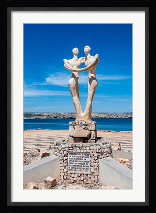 Framed Sculpture for the governor of Benguela, Lobito, Angola Print